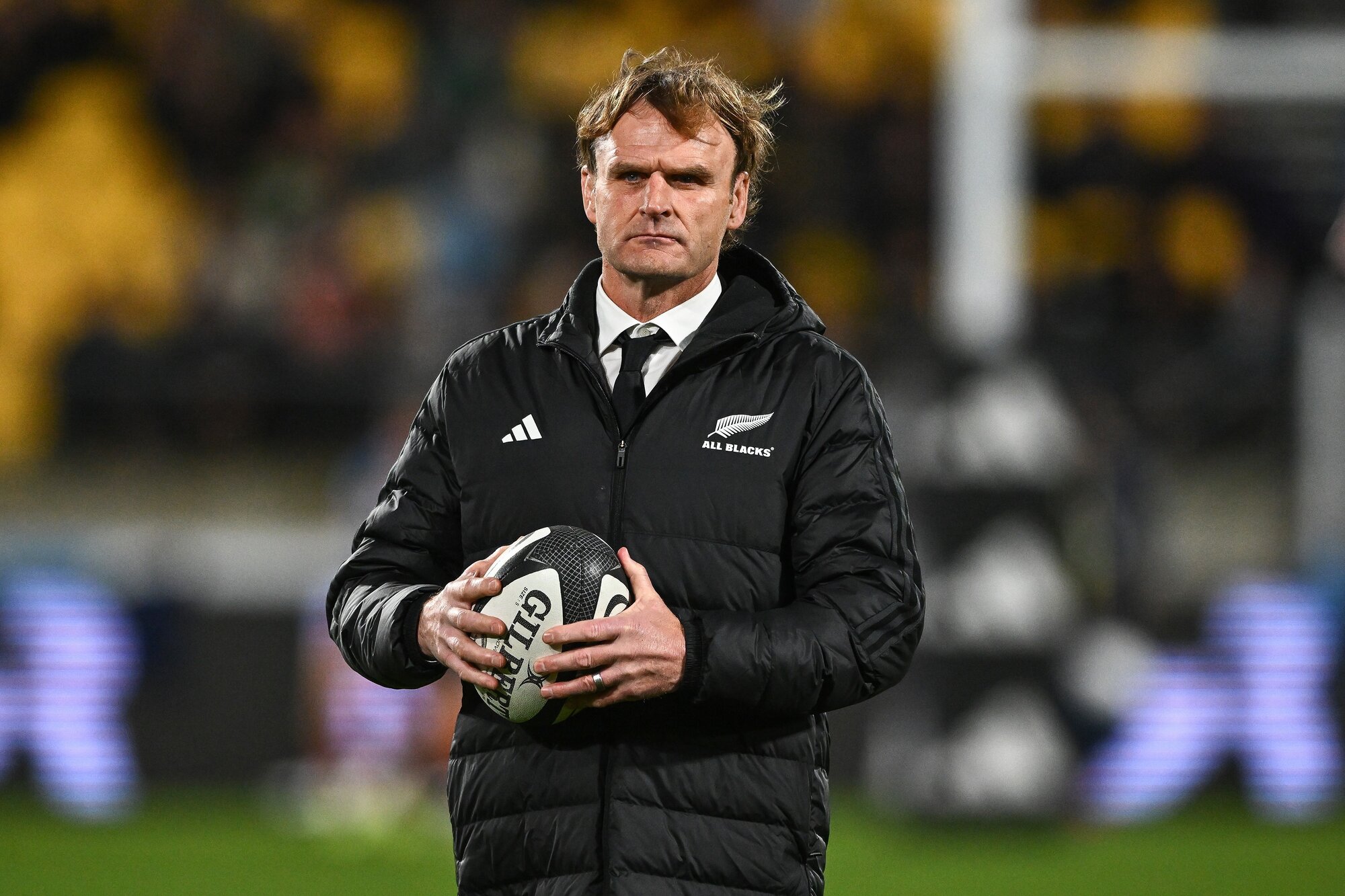 All Blacks coach Scott Robertson needs potency on the wing. Photo / Photosport