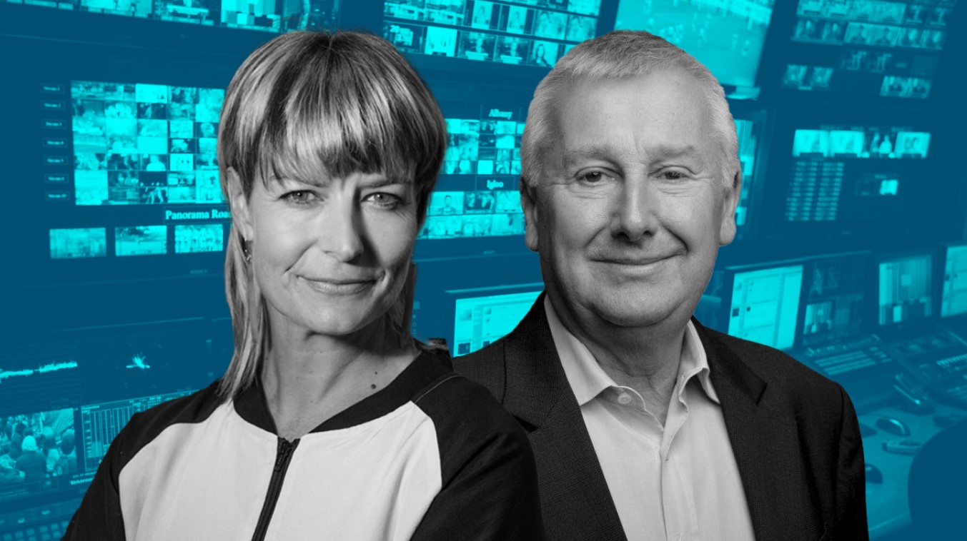 Sky TV chief executive Sophie Moloney and chairman Philip Bowman. Photo montage / Oliver Rusden