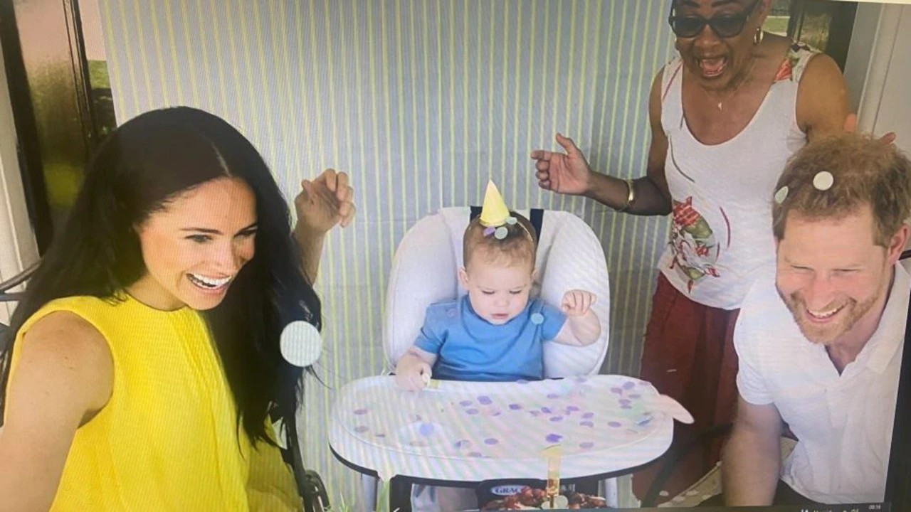 The coronation falls on Prince Harry's son's fourth birthday. Photo / Netflix