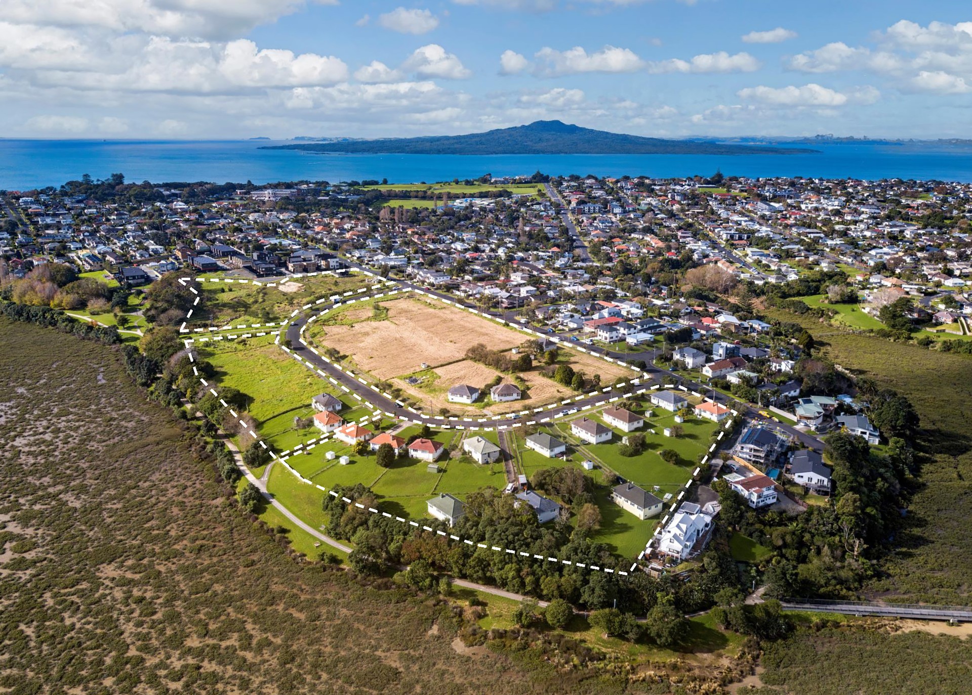 The North Shore land just sold at Belmont on Auckland's North Shore. Photo / Summerset Group