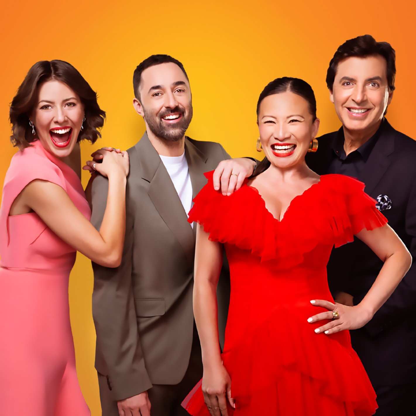 MasterChef Australia's season 16 judges Sofia Levin (left), Andy Allen, Poh Ling Yeow and Jean-Christophe Novelli.
