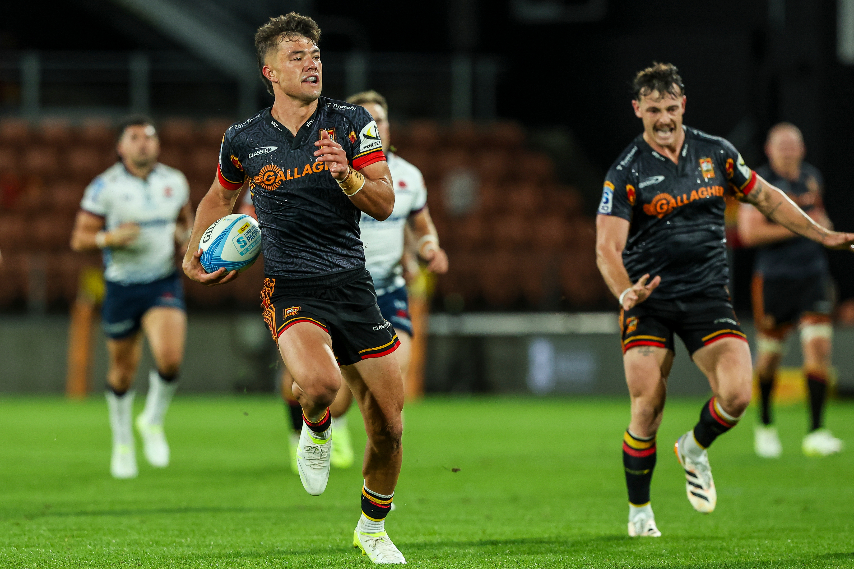 Kyren Taumoefolau scored a brace for the Chiefs in their win over the Waratahs.