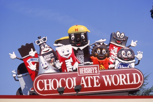 Chocolate World, Hershey Park, Pennsylvania. Photo / Getty Images