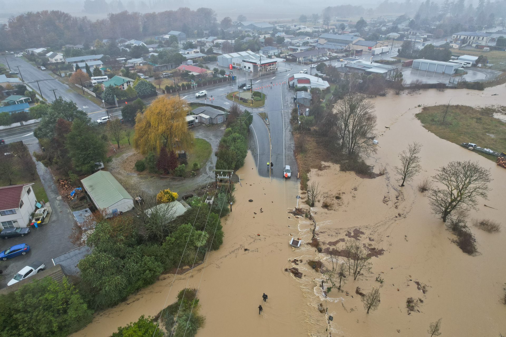 The deluge that hit Canterbury last month was the result of a deep low pressure system, charged with extra moisture by an 