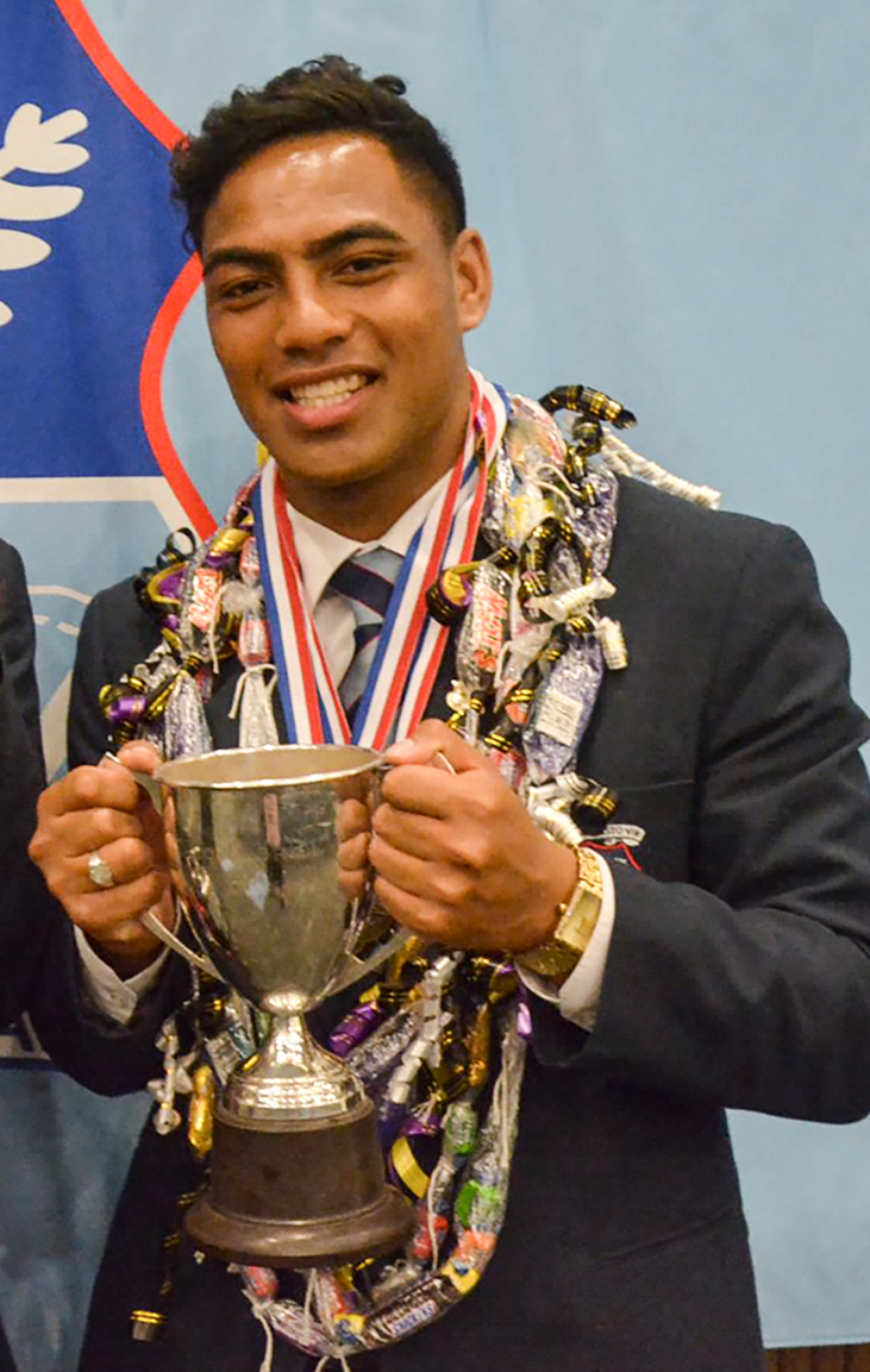 Lemeki Namoa was the Head Boy for Sacred Heart College in 2017 and captained the school's First XV for two years. Photo / Supplied