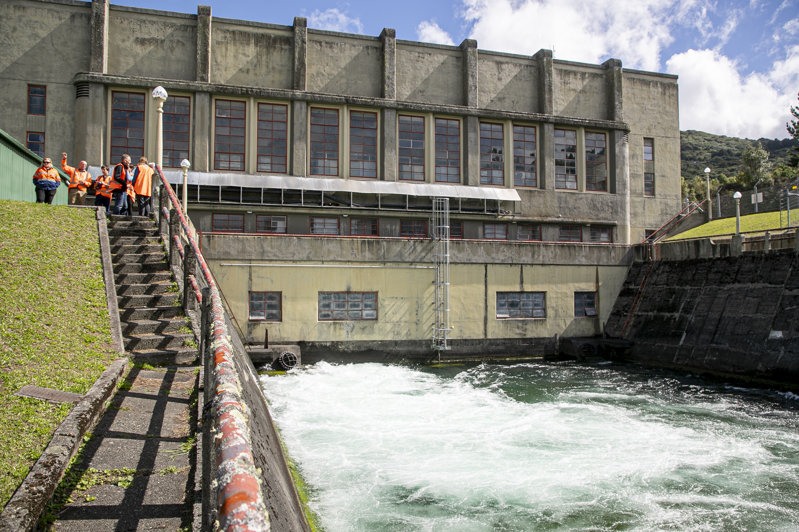 The average daily flow of water into Lake Waikaremoana during Cyclone Gabrielle peaked at 434 metres per second, with spikes up to 700 cumecs. Genesis could only release about 40 to 50 metres per second at any time. Photo / Warren Buckland