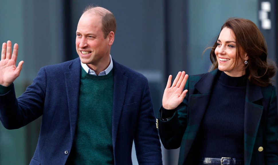 Prince William, Prince of Wales and Catherine, Princess of Wales arrive for a visit to Royal Liverpool University Hospital. Photo / Getty Images