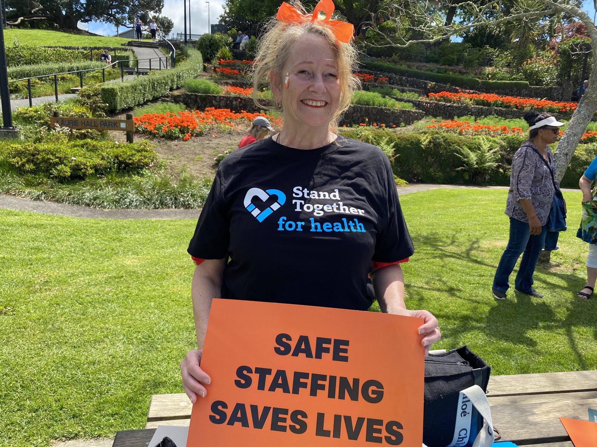 Dental health worker Phrynette Pukeroa says she wanted to take a stand against short-staffing, with staff taking too long to be replaced. Photo / Denise Piper