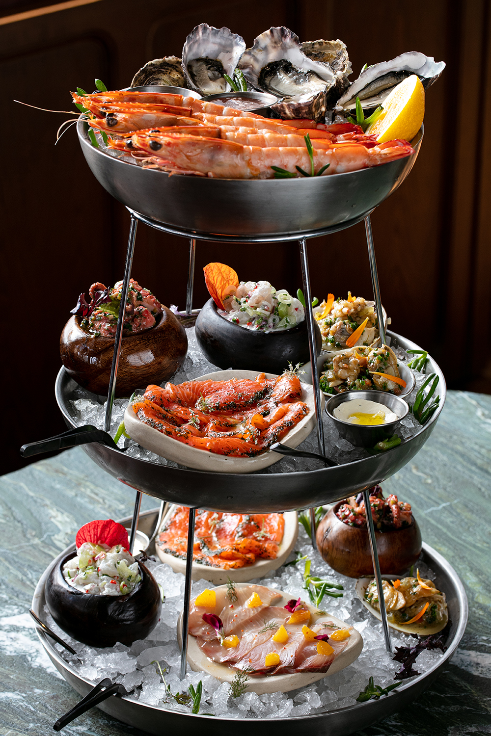 The mixed seafood platter. Photo / Babiche Martens