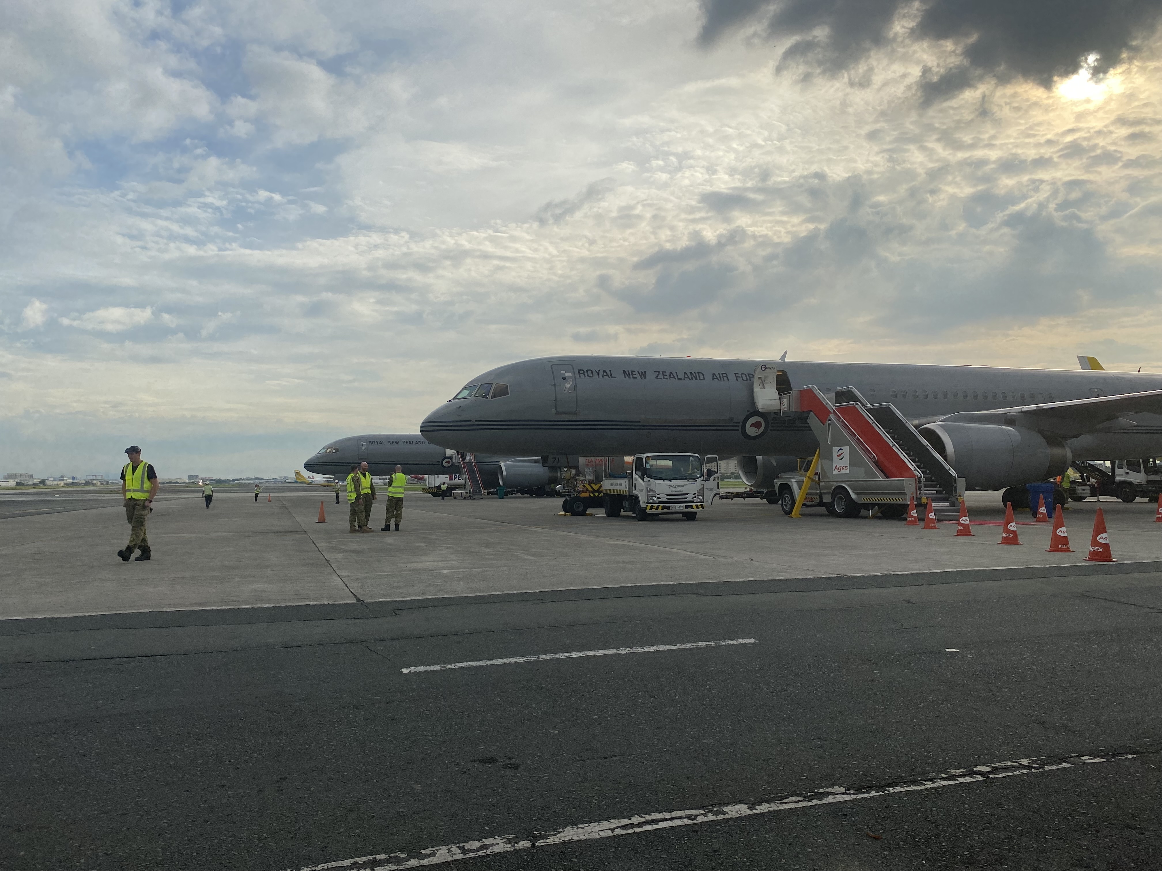 Chris Hipkins took two RNZAF as far as Manila when he visited China earlier this year - the second was in case the first broke down. Photo / Thomas Coughlan