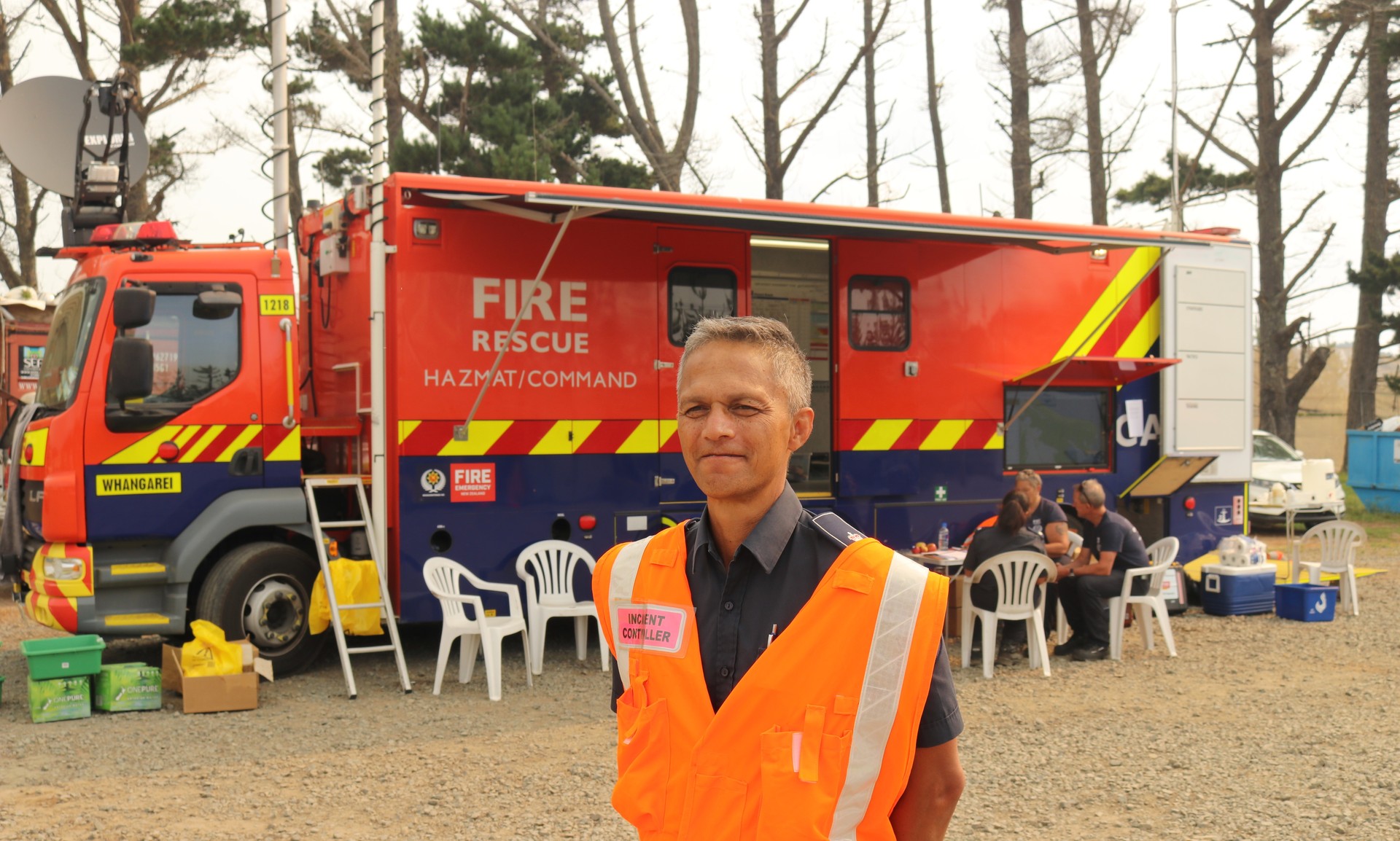Wipari Henwood at the Kaimaumau fire headquarters in December. Photo / Peter de Graaf