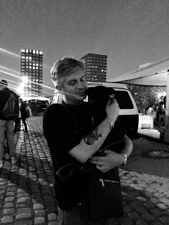 Dayne and Brody the dog. Photo / Supplied