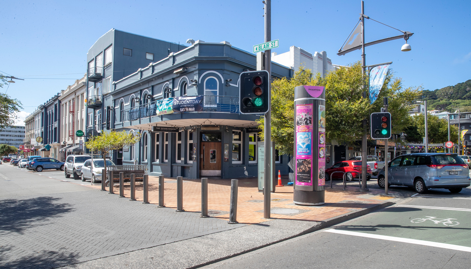 The last time a street festival was held in Courtenay Place was in 2017 for the Lions tour. Photo / Mark Mitchell