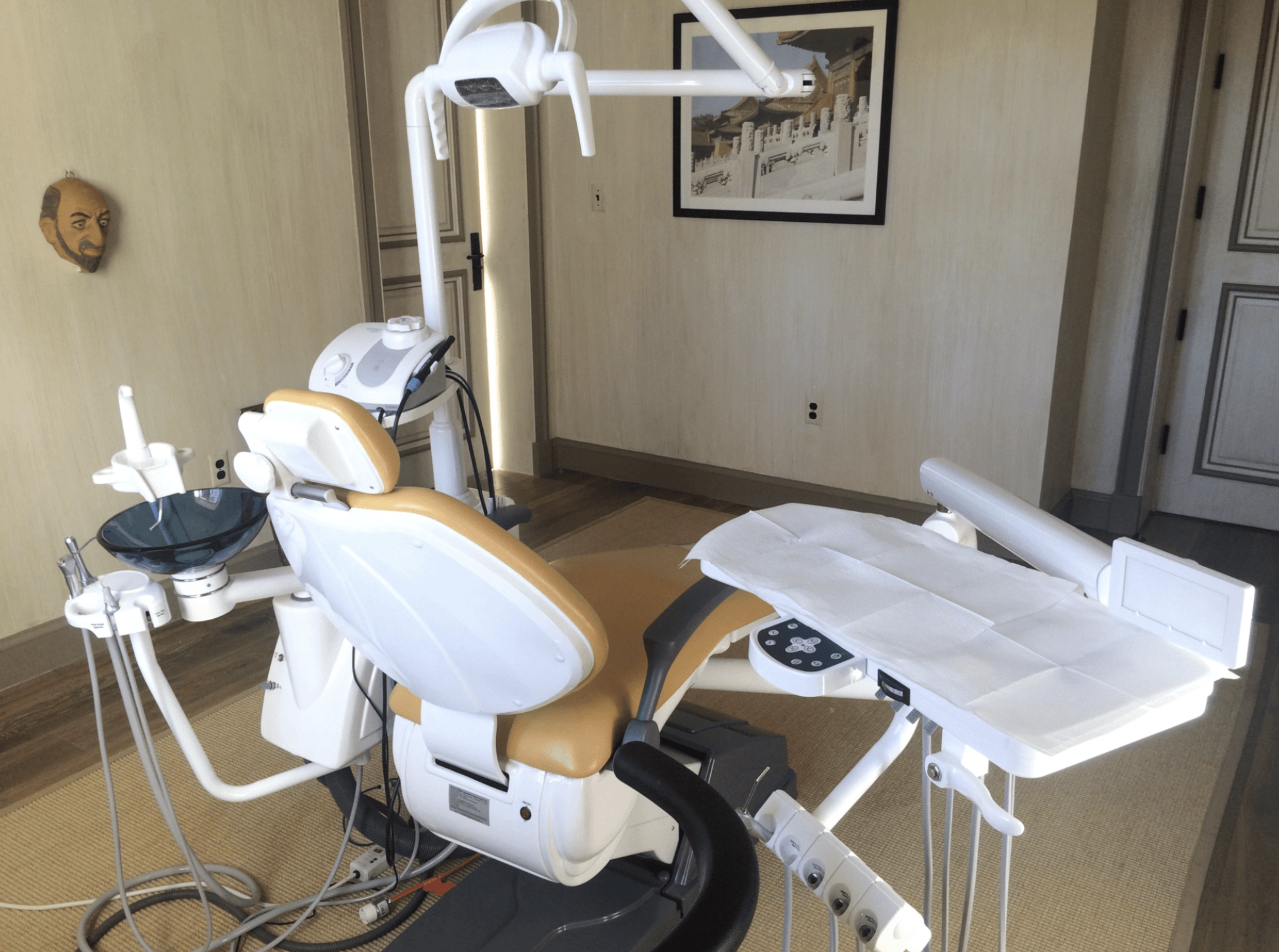 Shuliak's dental office at Epstein’s residence in the US Virgin Islands. Photo / Department of Justice via The New York Times
