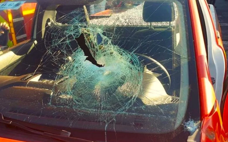 Firefighters and their vehicles were targeted by rioters on Monday. Photo / Facebook Union des Pompiers Caledoniens