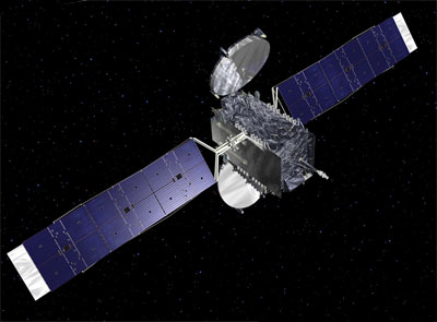 An artist's impression of the Koreasat6 satellite.