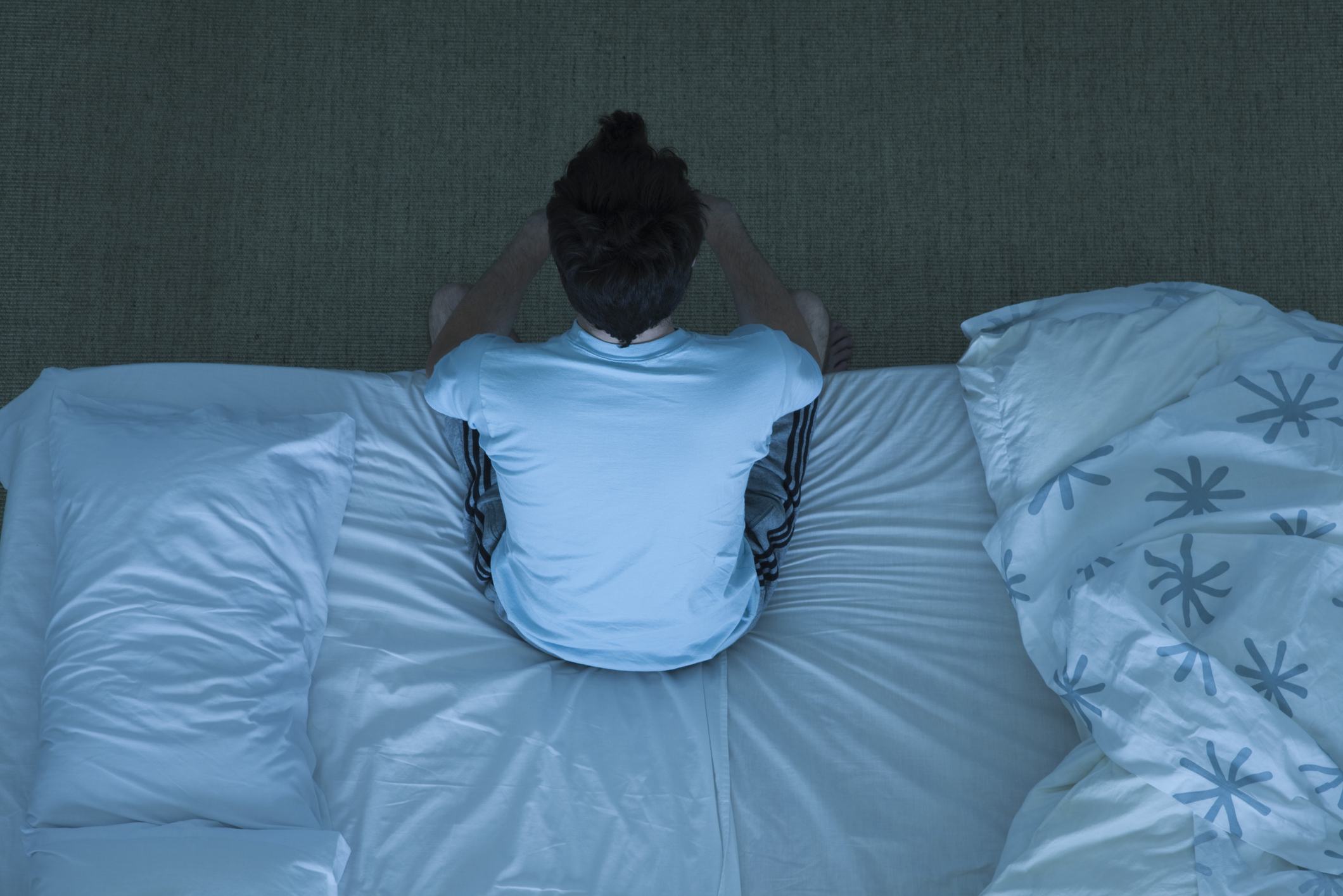 If you’re still awake after about 15 minutes in bed, get up. Photo / Getty