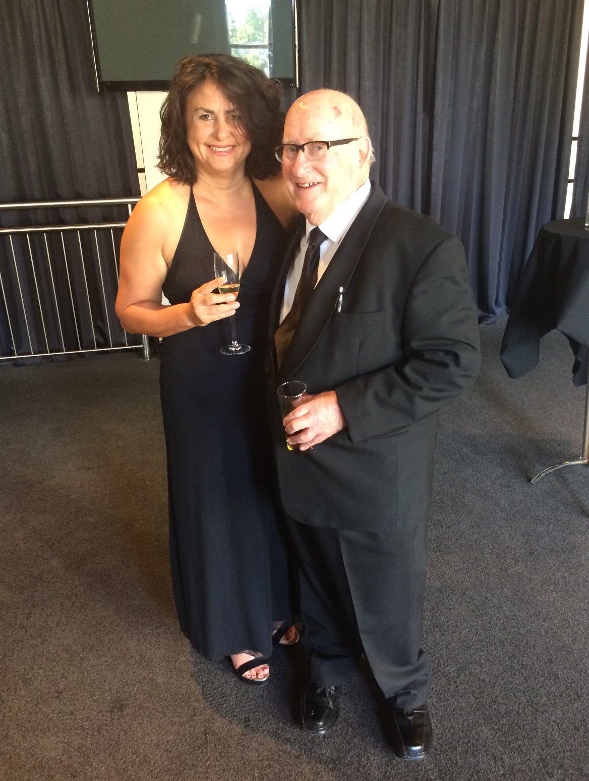 Associate Minister of Health and NZ First MP Casey Costello with her late father John Costello, who died in 2018. Photo / Supplied