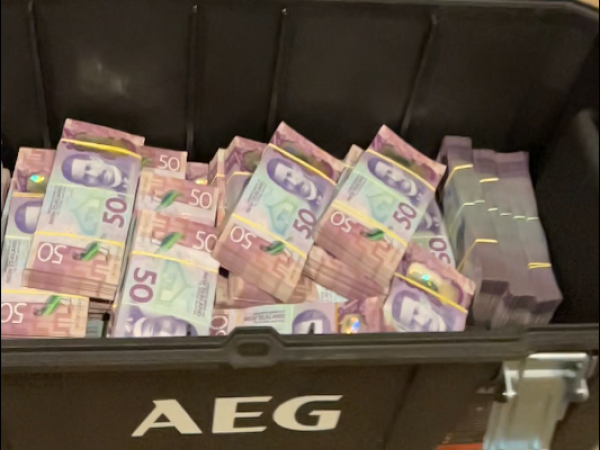Large amounts of cash were also seized. Photo / NZ Police
