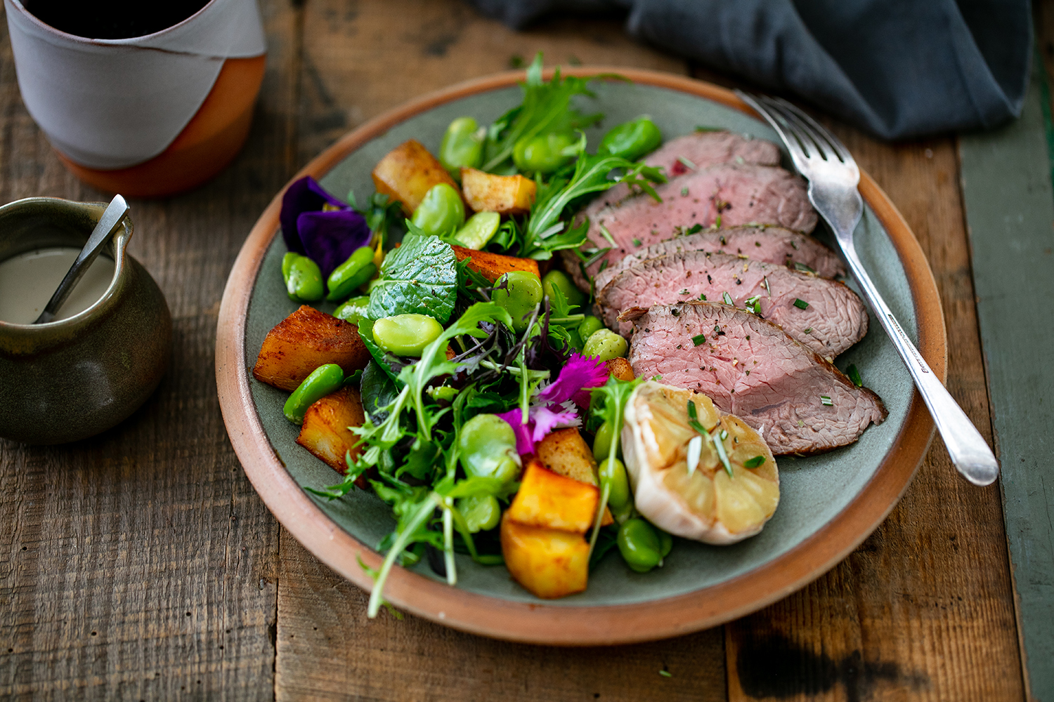 This salad can easily packed for a grab-and-go meal. Photo / Babiche Martens