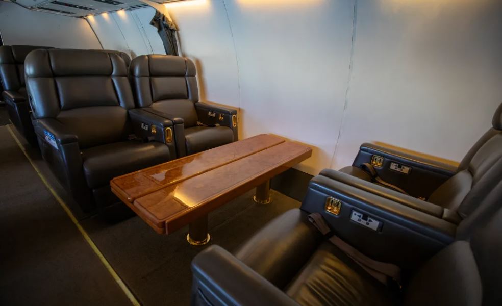 The VIP seats. Photo: RNZ / Nate McKinnon