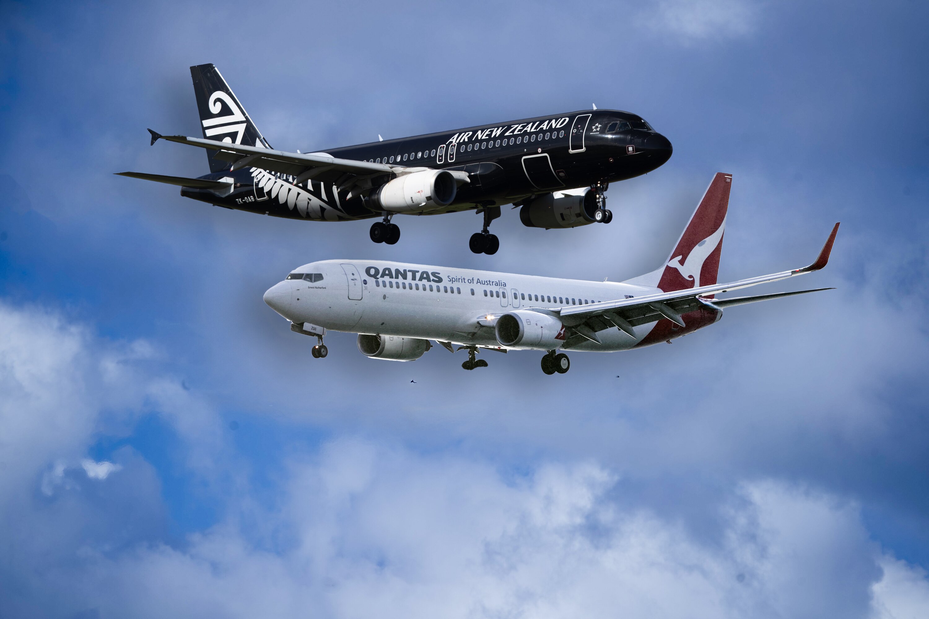 Air NZ is the biggest single carrier across the Tasman.  Image / File