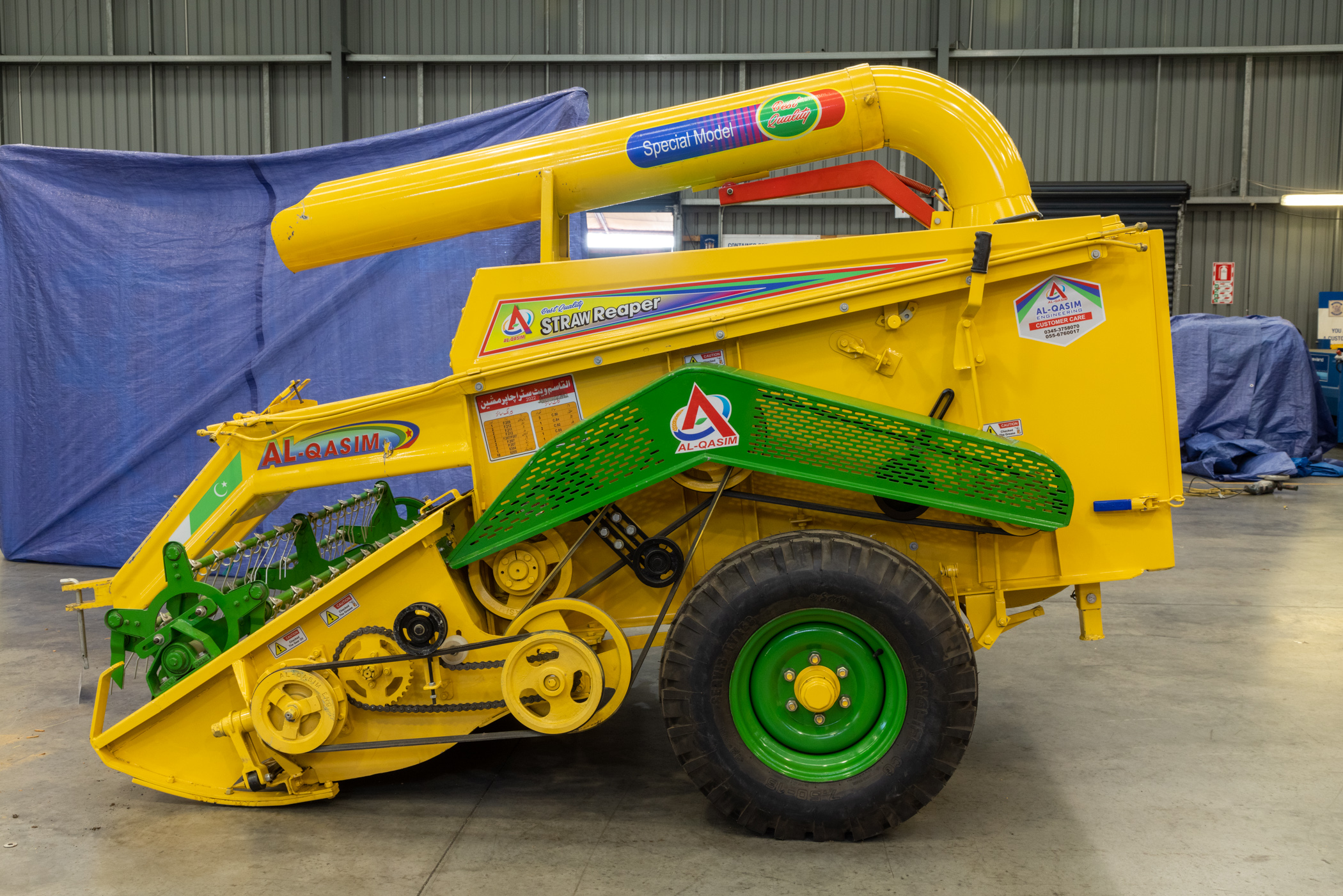 The significant stash was seized by the New Zealand Customs Service at the Port of Auckland after it was found concealed within four wheat thresher machines imported into the country. Photo / NZ Police