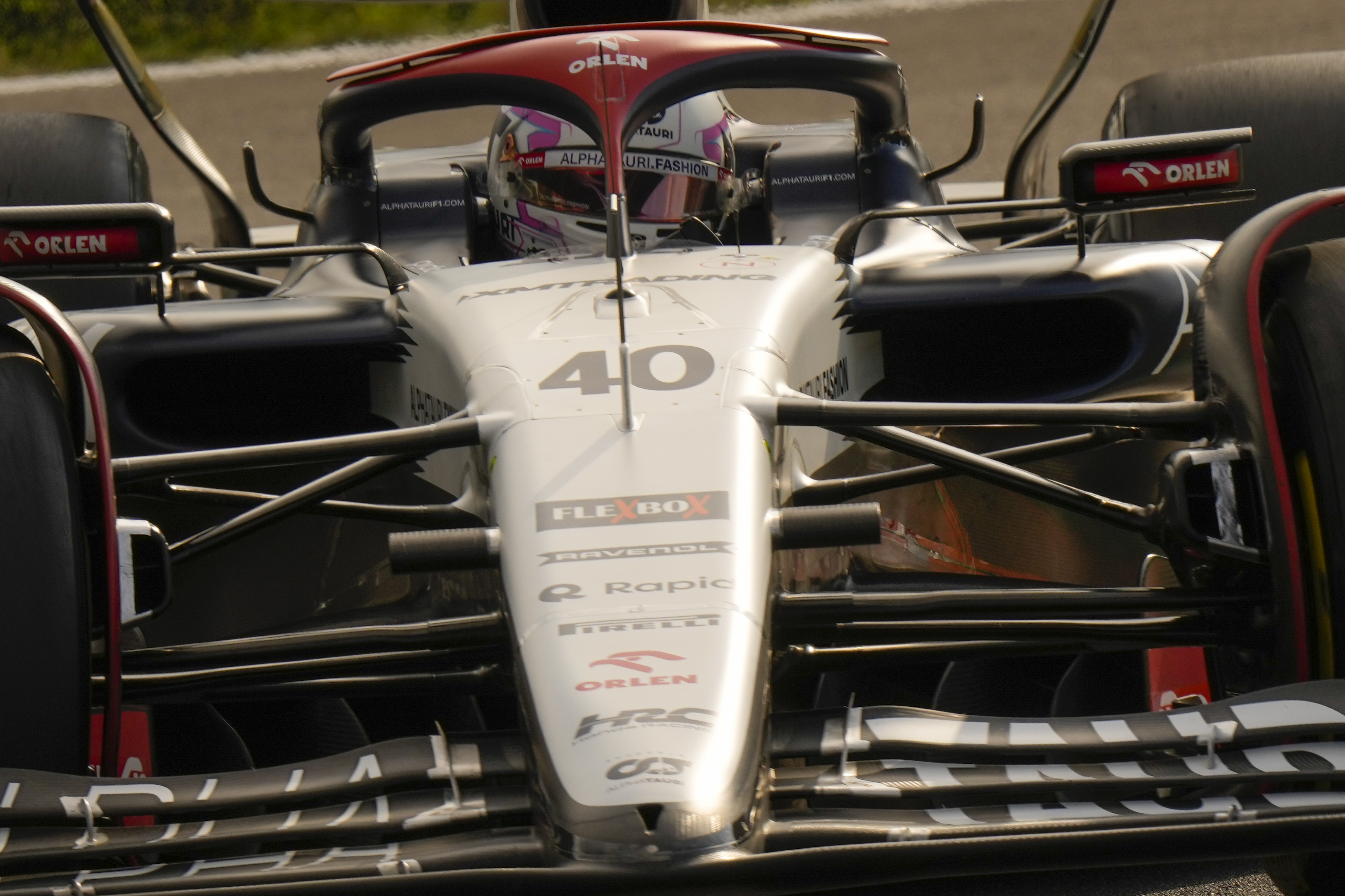 AlphaTauri driver Liam Lawson at the Formula One Italian Grand Prix. Photo / AP