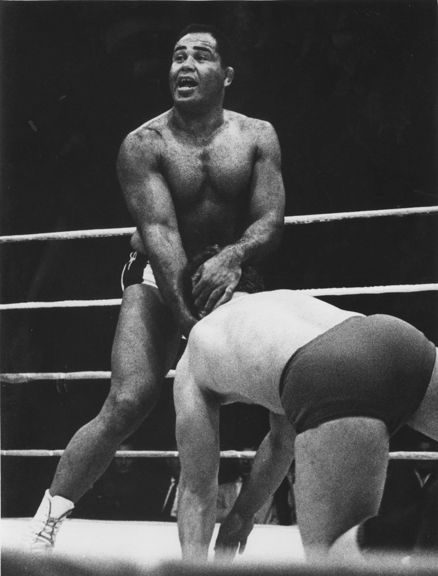 John Da Silva had become a national celebrity of sorts in the 60s and 70s with his wrestling feats at the Olympics and on television show On The Mat. Credit: NZ Herald