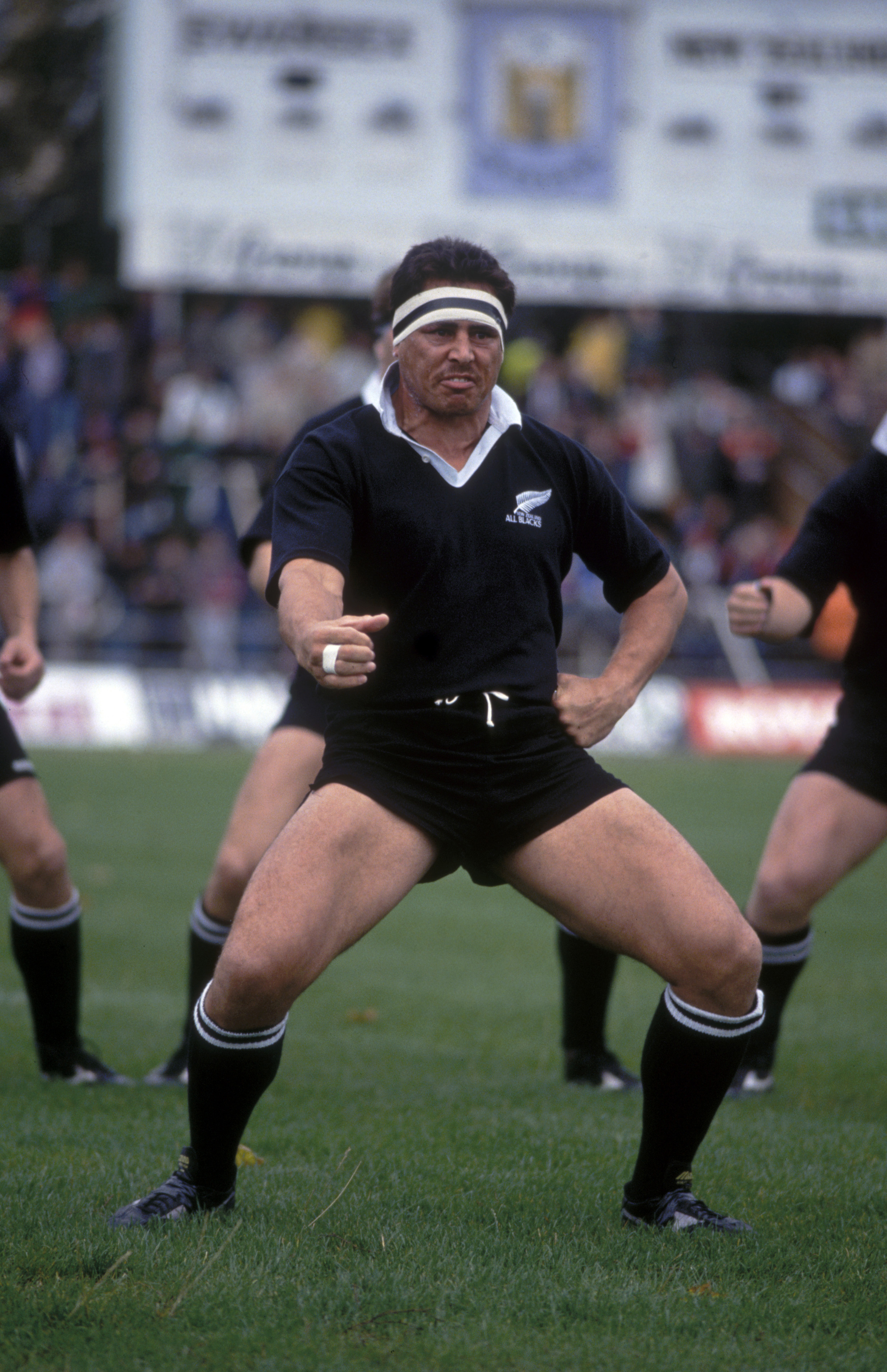 All Blacks Wayne Shelford, was a leader who never took a backward step, and Zinzan Brooke had a great mix of confidence and skills. Photo / Getty Images