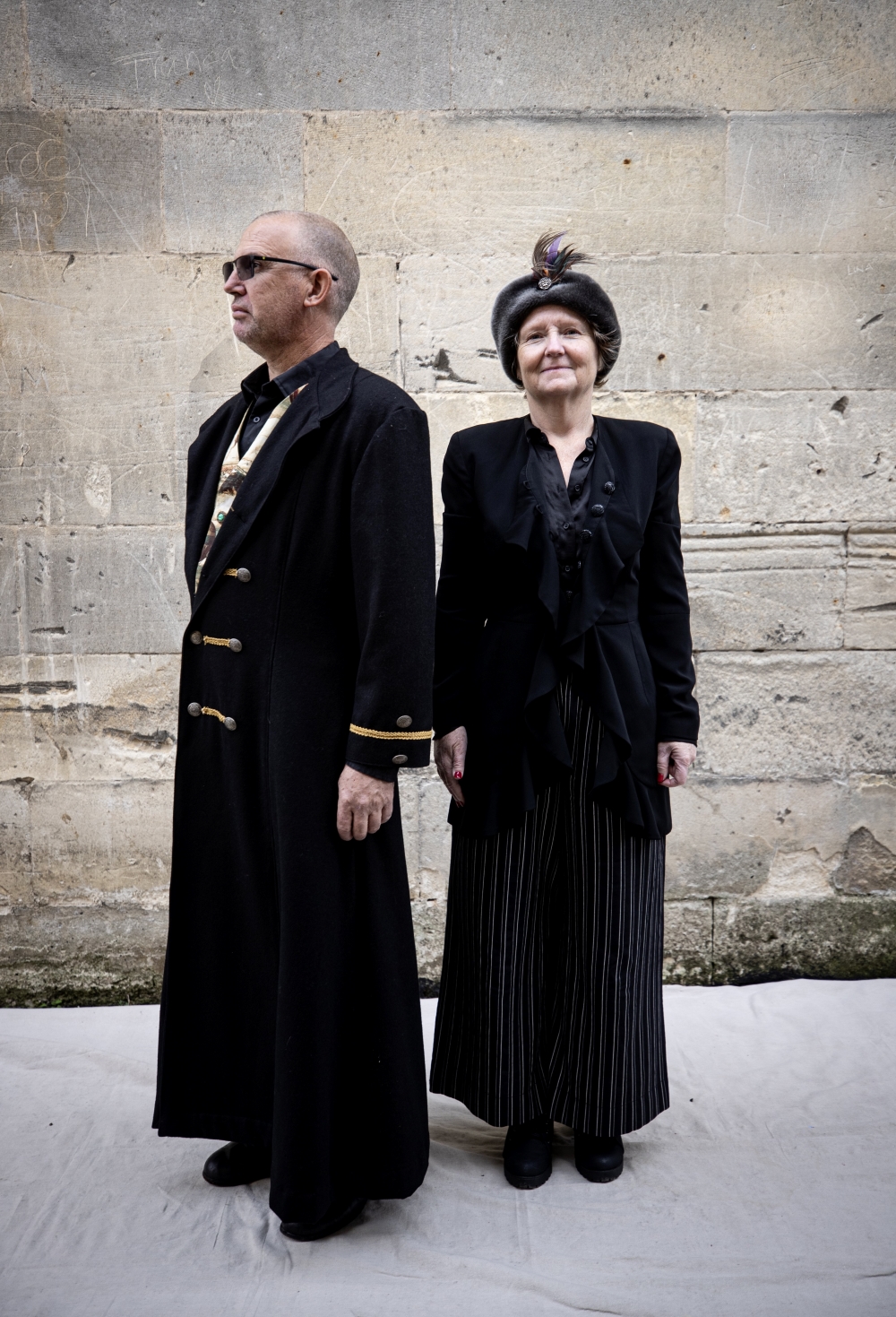 Murray and Bonnie Wells attend the Steampunk Festival 2024 in Oamaru. Photo / Dean Purcell