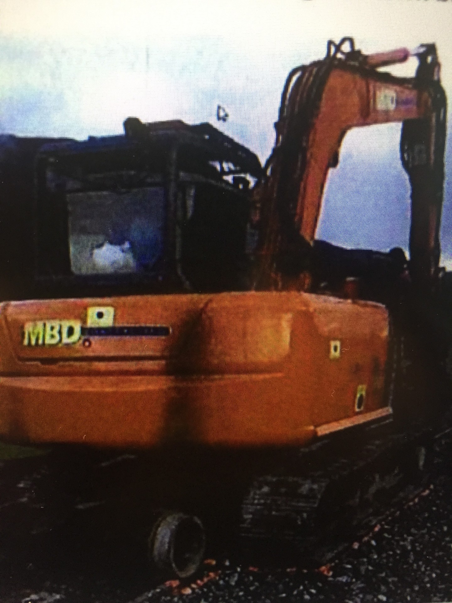 A railway worker needed his leg amputated after an accident with an excavator while he was working on railway lines near Greymouth in 2018. Photo / Supplied