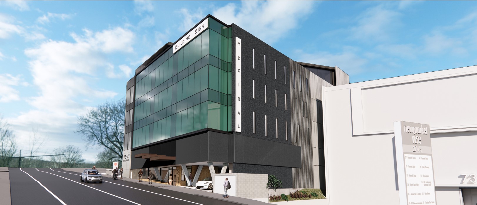 Plans for a new $90 million health centre on Remuera Rd. Photo / Mansons TCLM