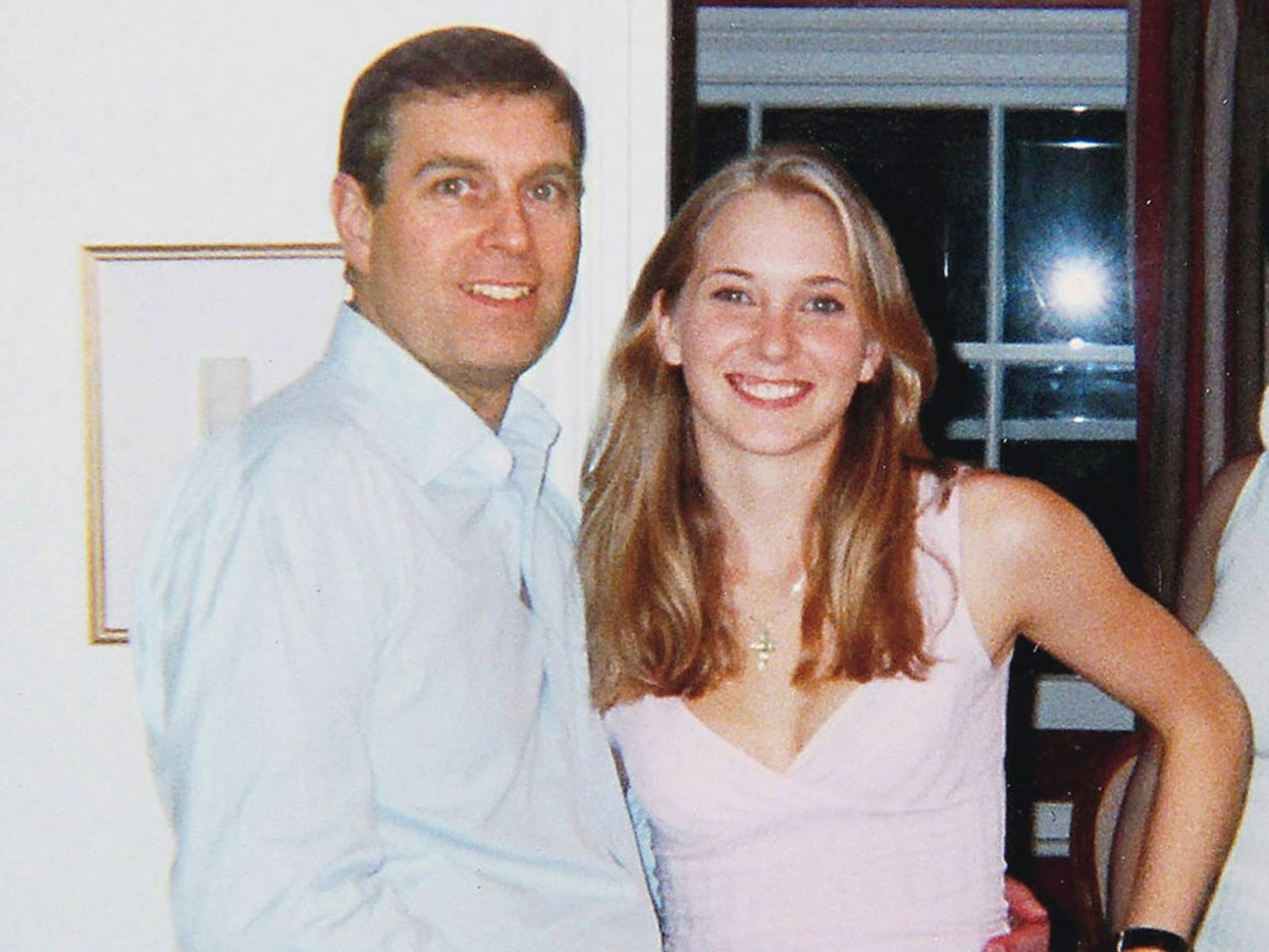 Prince Andrew and Virginia Roberts, now Virginia Giuffre.