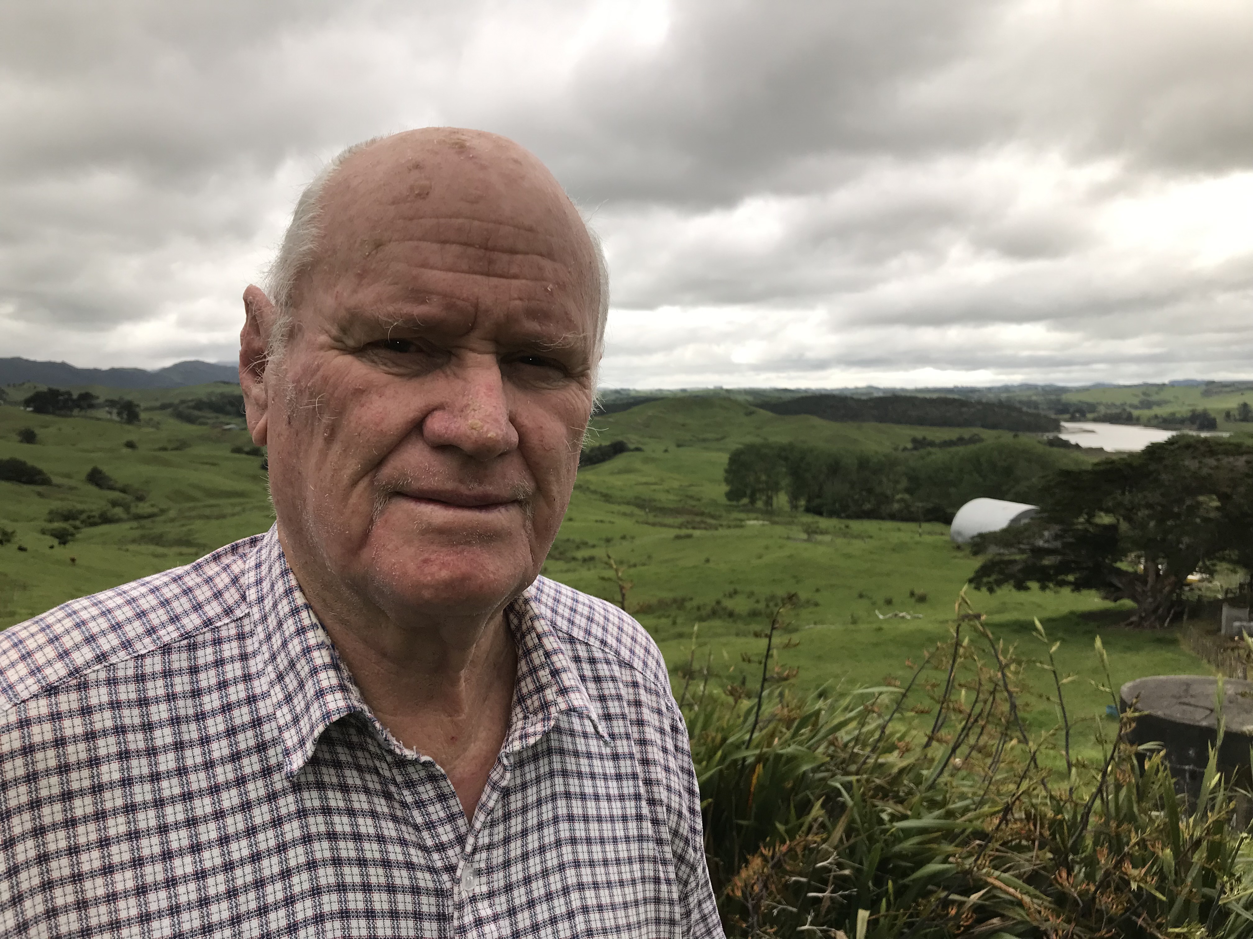 Former Kaipara deputy mayor and ex-Otamatea County Council chairman Peter Bull at home on his Maungaturoto farm.