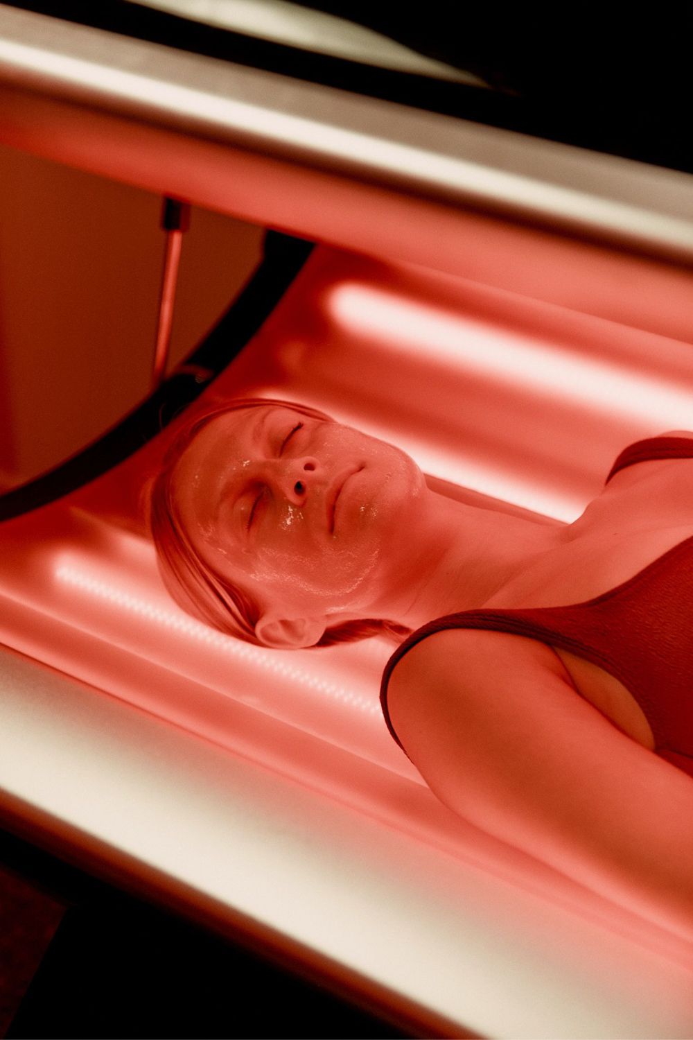 Like LED light therapy but for the whole body, PBM is a restorative treatment to promote skin healing and aid recovery. Photo / Hamish Melville