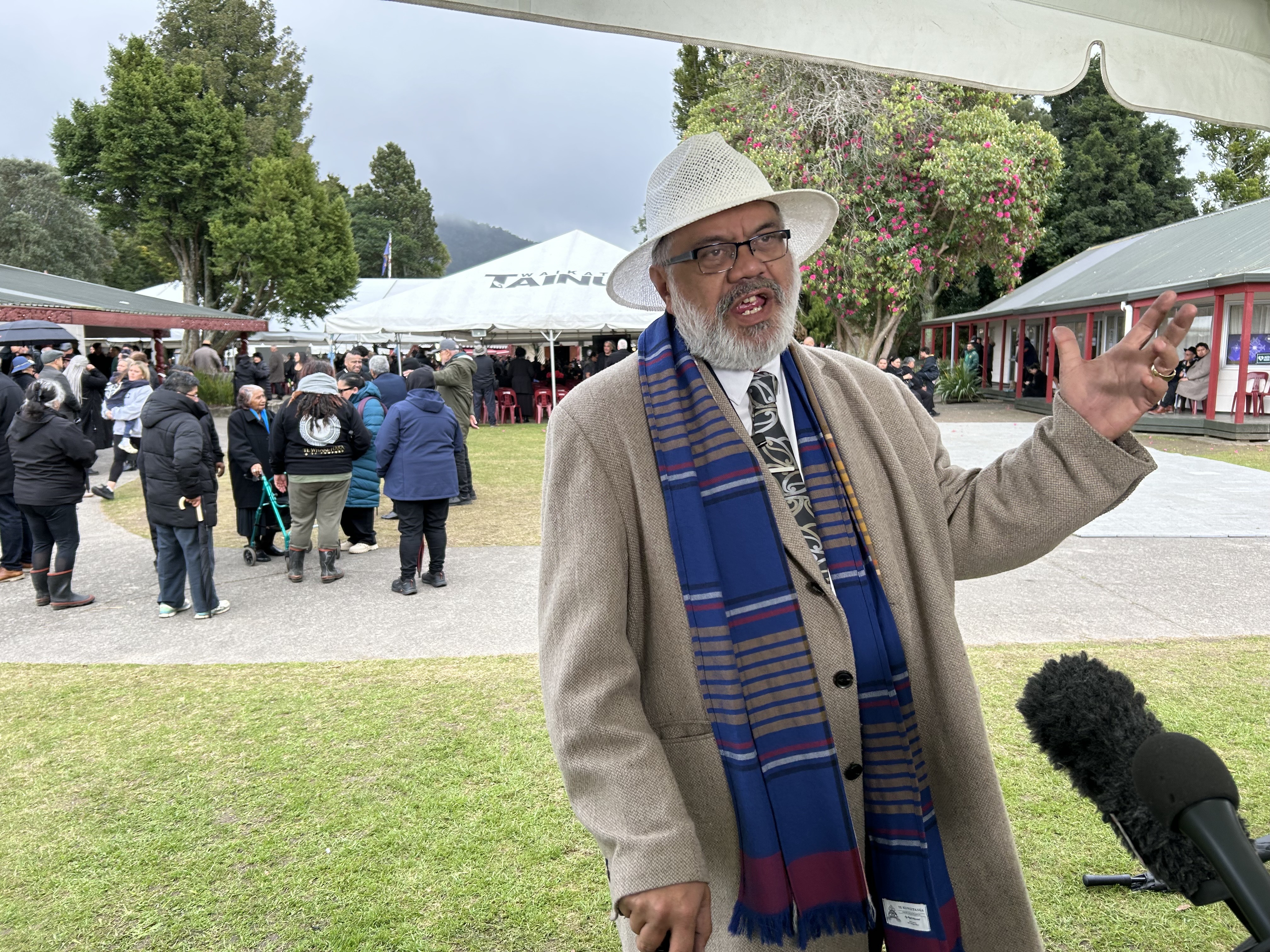 Kīngitanga spokesman Rahui Papa says the tangi is not the place for political rhetoric. Photo / Adam Pearse