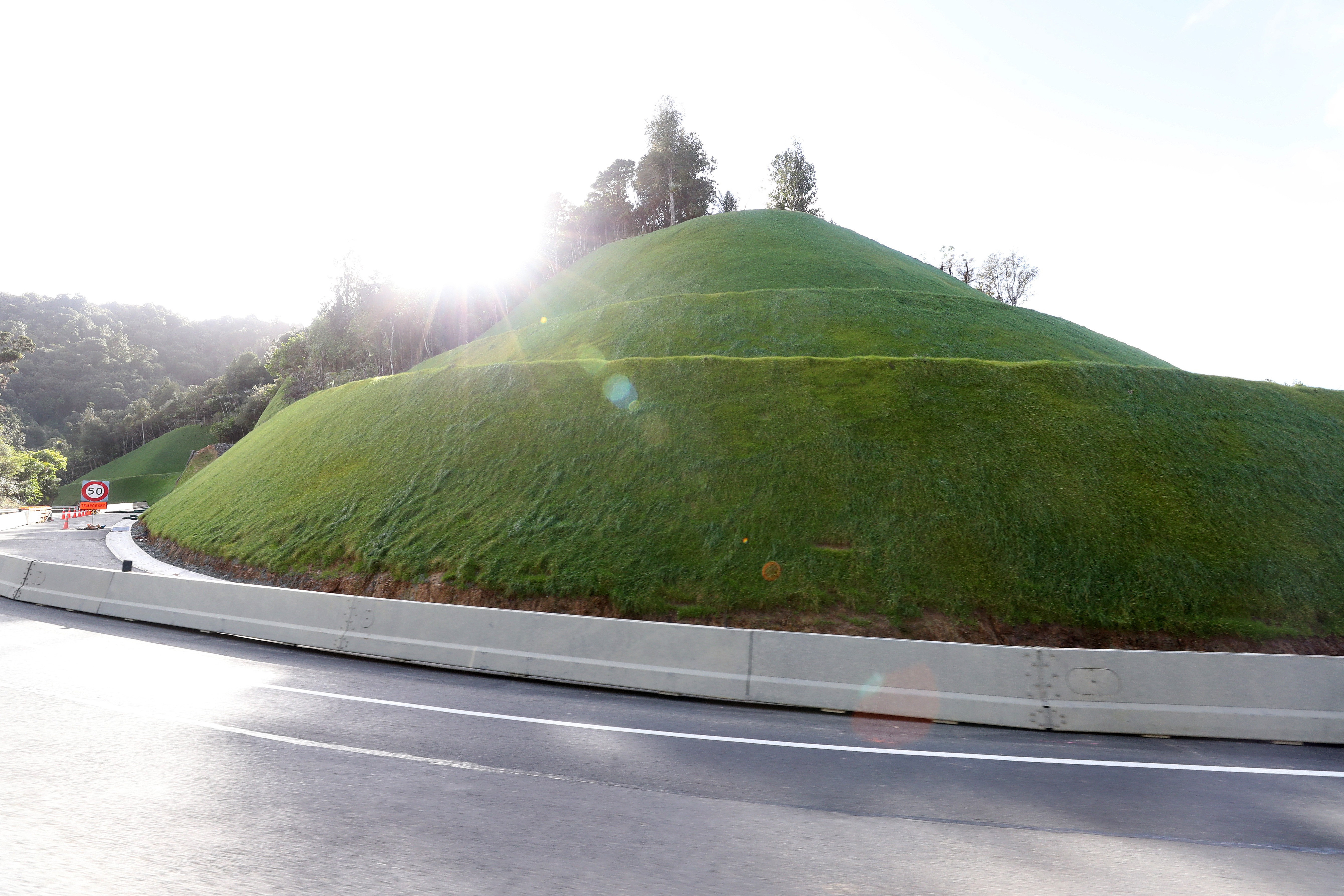 Brynderwyn Hills State Highway 1 open in time for Matariki long weekend. Photo / Michael Cunningham 