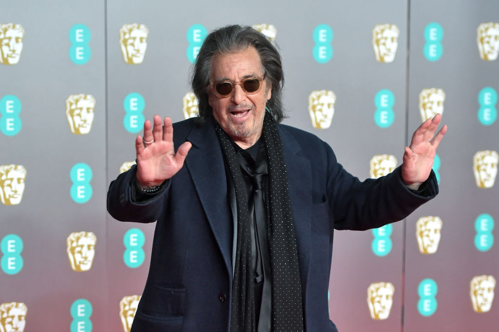 Al Pacino falls on red carpet at BAFTAs