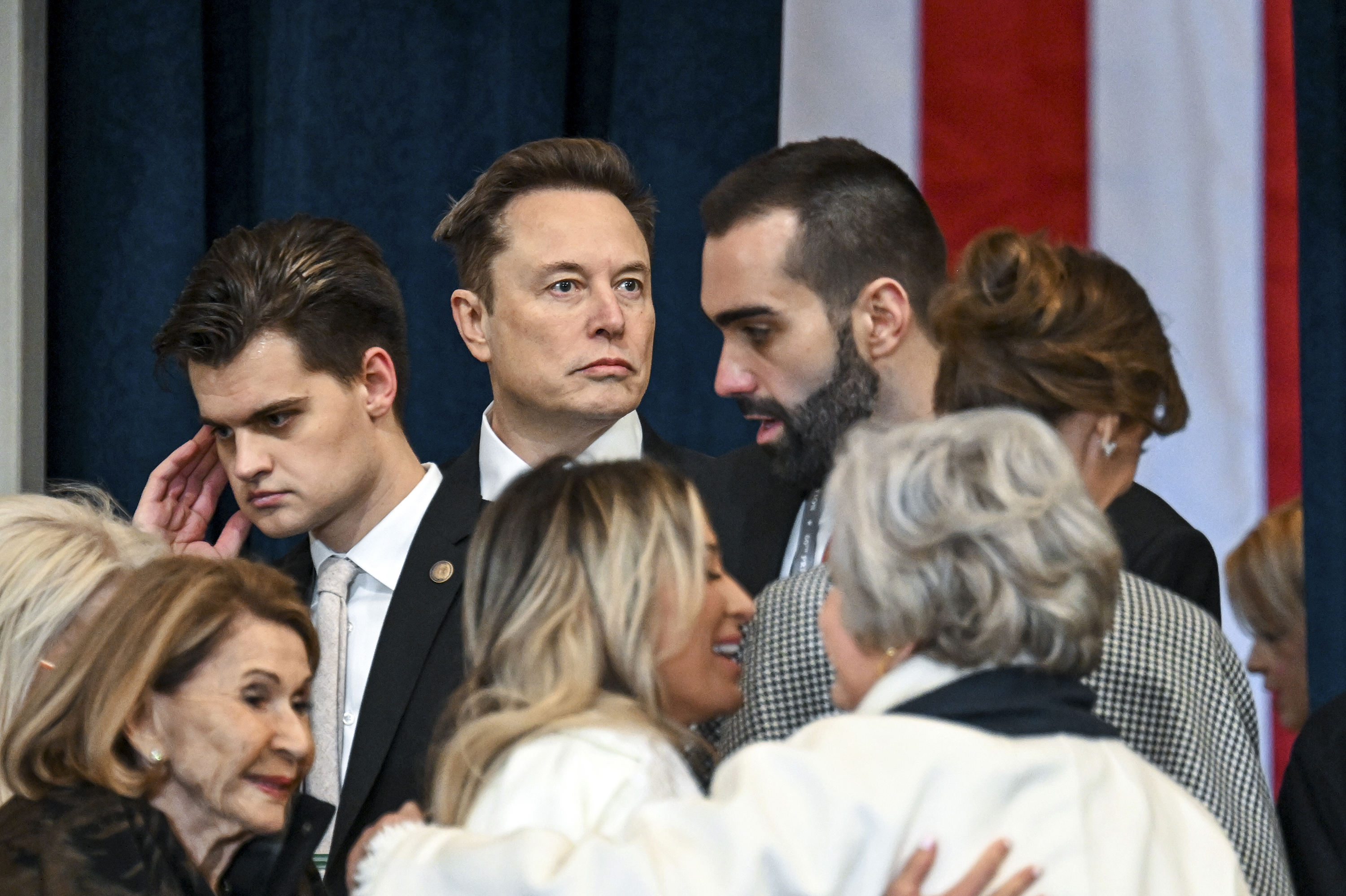 Musk arrives before the inauguration of Trump. Photo / Kenny Holston, The New York Times