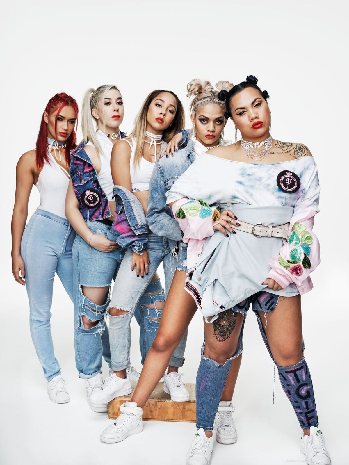 Back in the day - Parris Goebel with her dance crew ReQuest. Photo/Supplied 