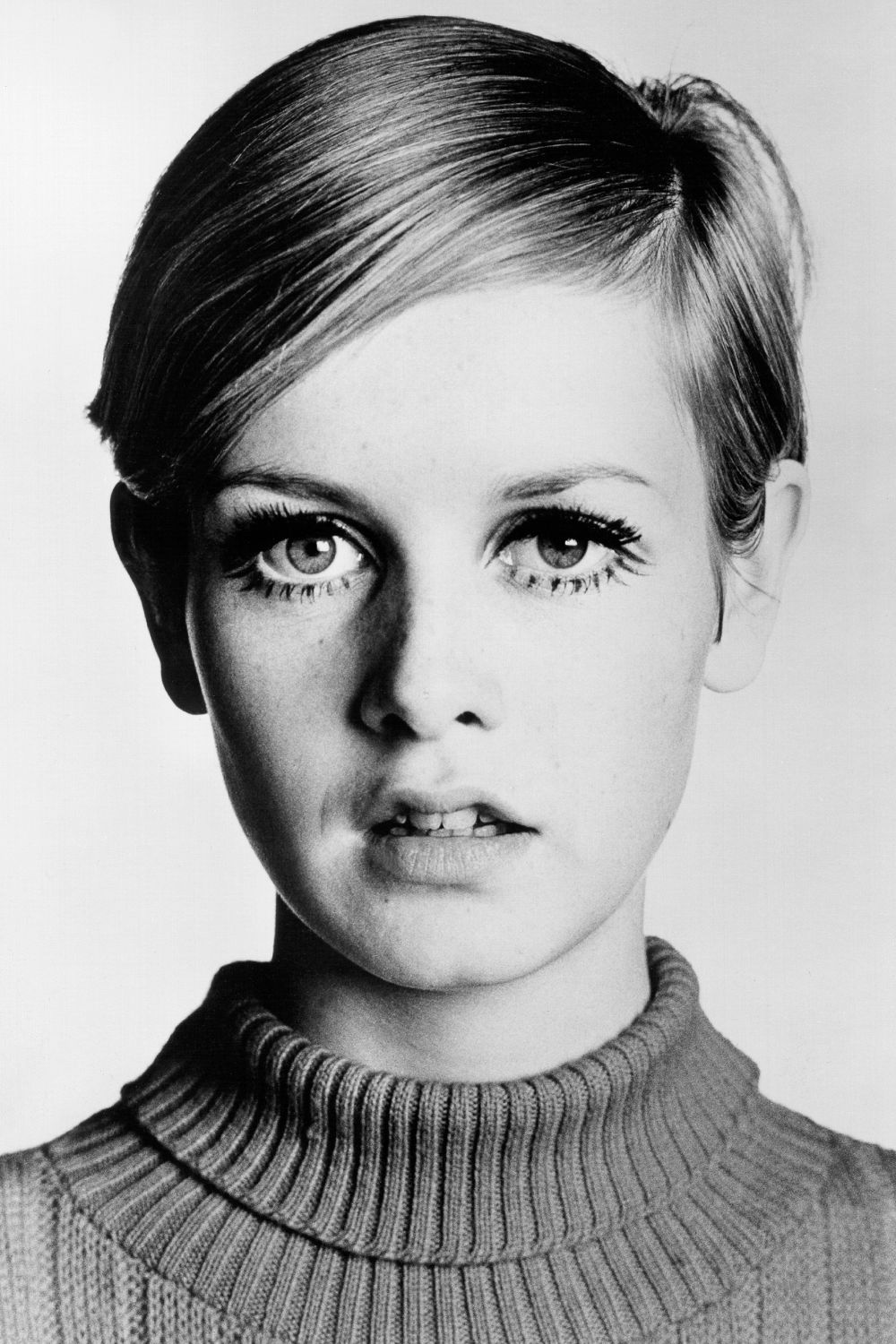 Twiggy captured by photographer Michael Ochs in 1966. Photo / Getty Images
