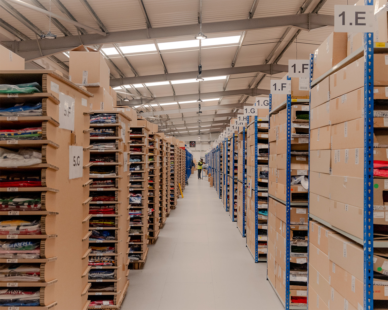 Over one million shirts are stored in the surrounds of the vault. Photo / Jack Roe for The New York Times