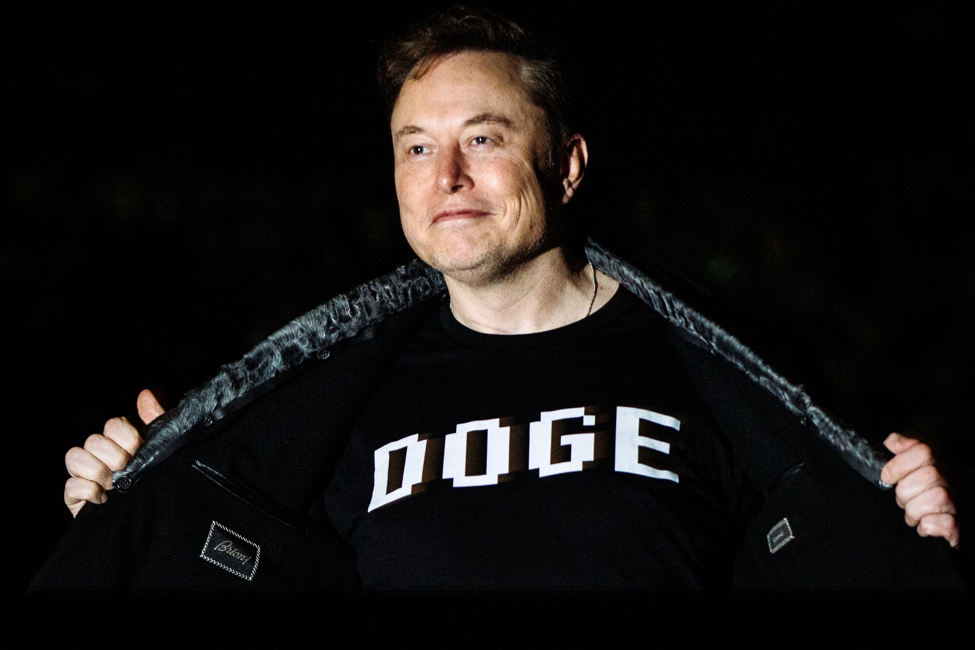 Elon Musk, owner of X, is pictured on March 9 at the White House. Musk says X has been hit by a cyberattack. Photo / Getty Images via AFP