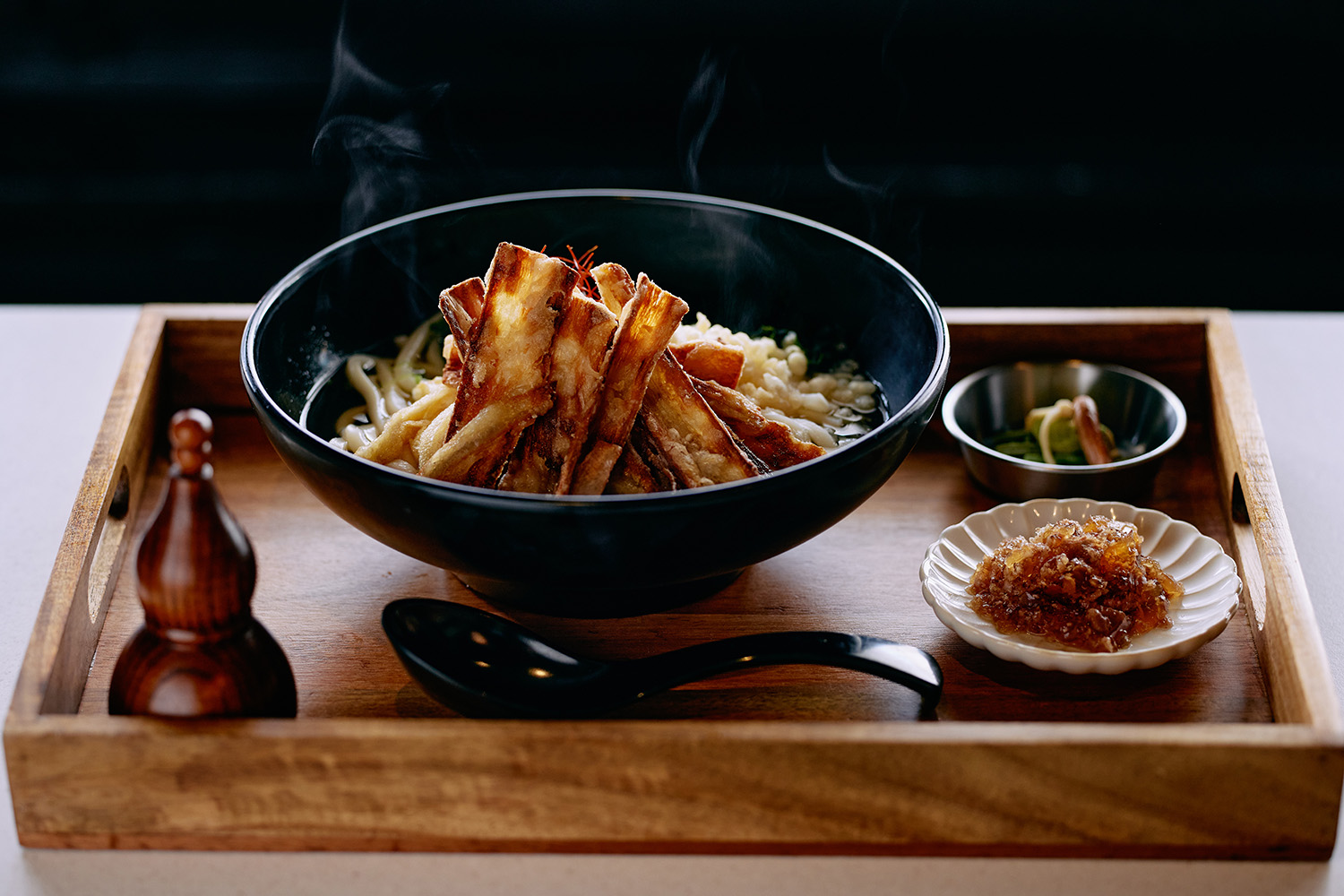 The udon noodle soup. Photo / Babiche Martens
