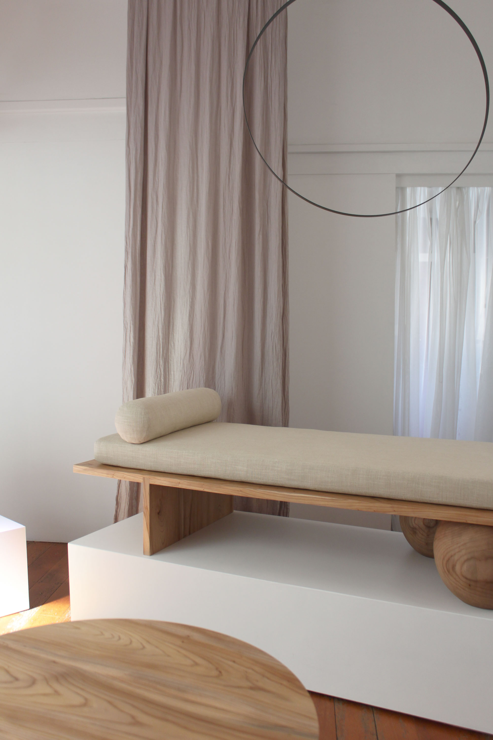 Amelia Fagence Design's Equilibrium Bench, one of 120 NZ makers on Rita Edited.