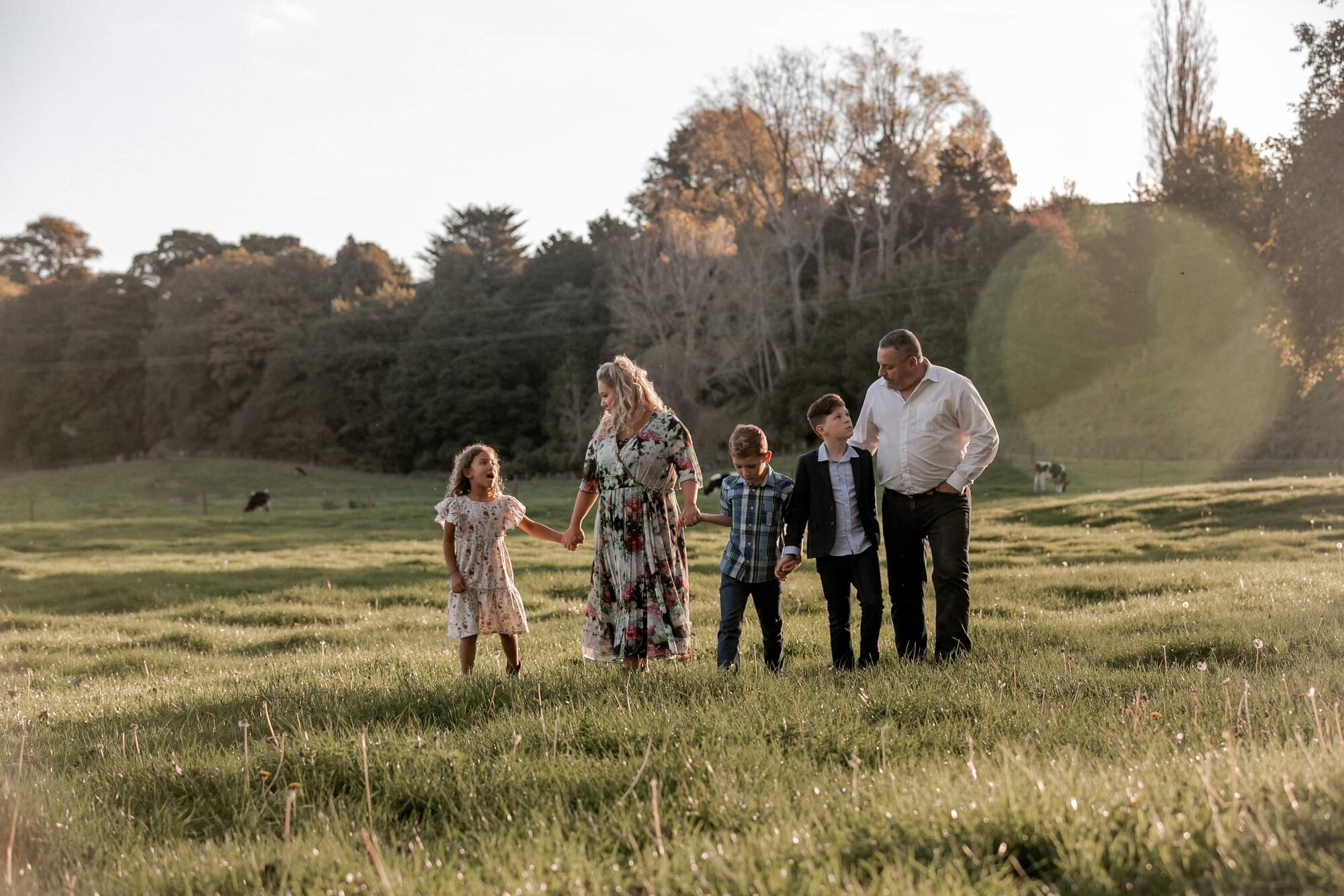 Stuart Brizzle and his family.