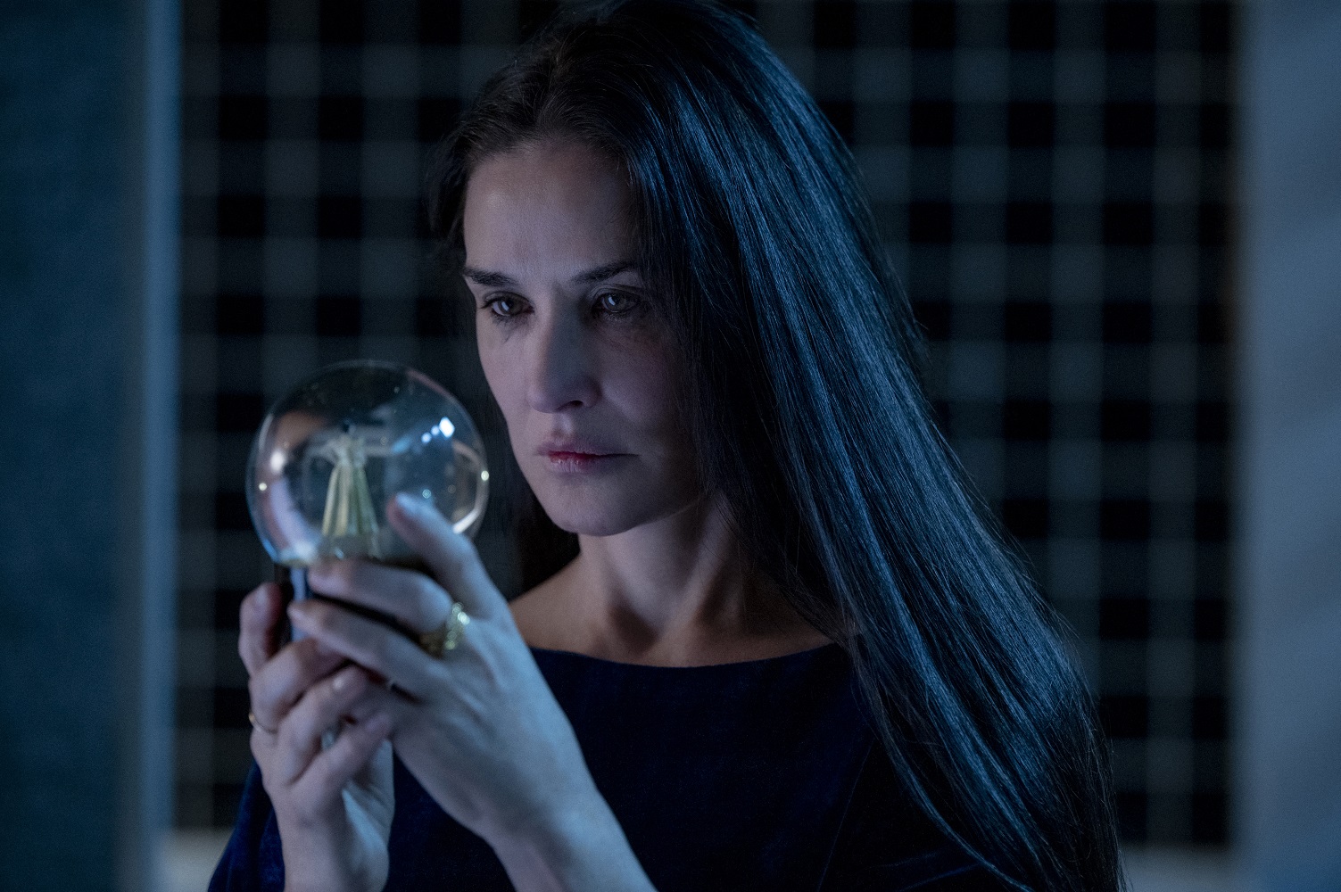 Demi Moore plays Elisabeth Sparkle, an A-list actress desperate to reverse the erosions of time. Photo / Mubi