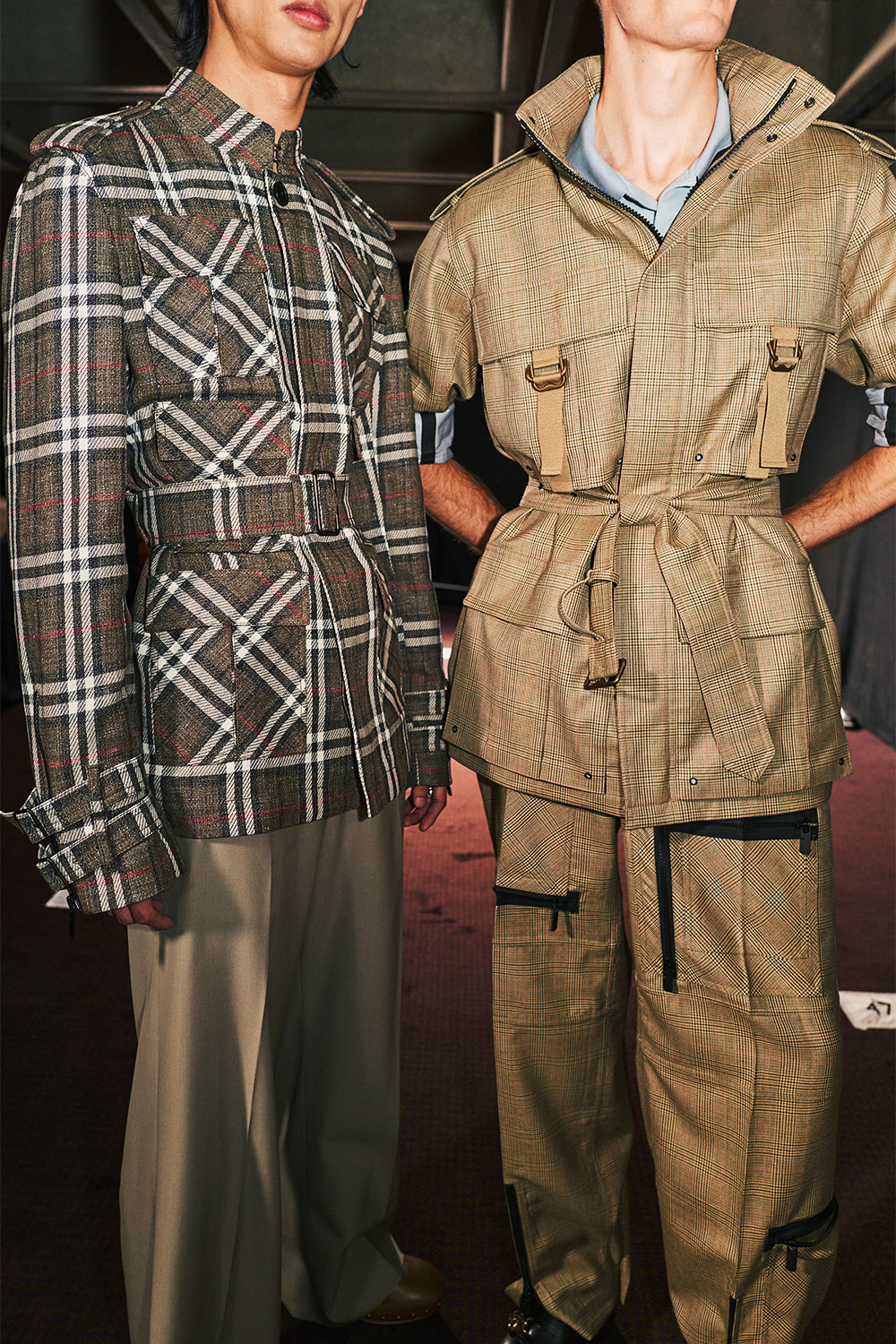 Models present a look at Burberry. Photo / Simbarashe Cha for The New York Times