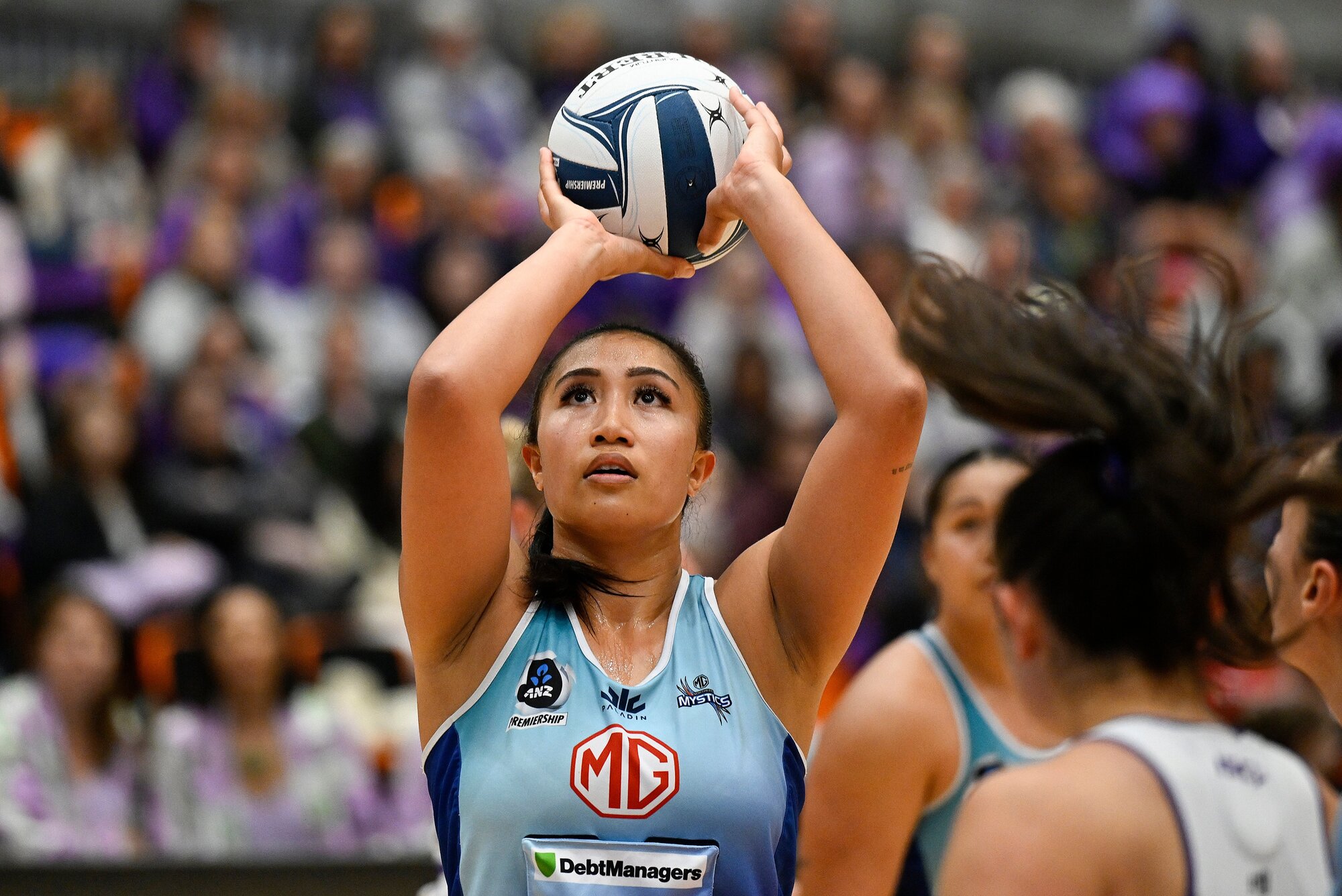 Filda Vui in action for the Northern Mystics. Photo / Photosport
